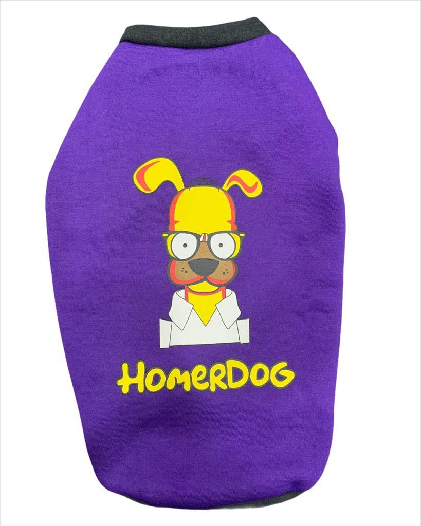 Winter Dog T-Shirt, HomerDog, Purple, 22", 200g (B08LR59PV1) Amazon Price History, Amazon Price Tracker