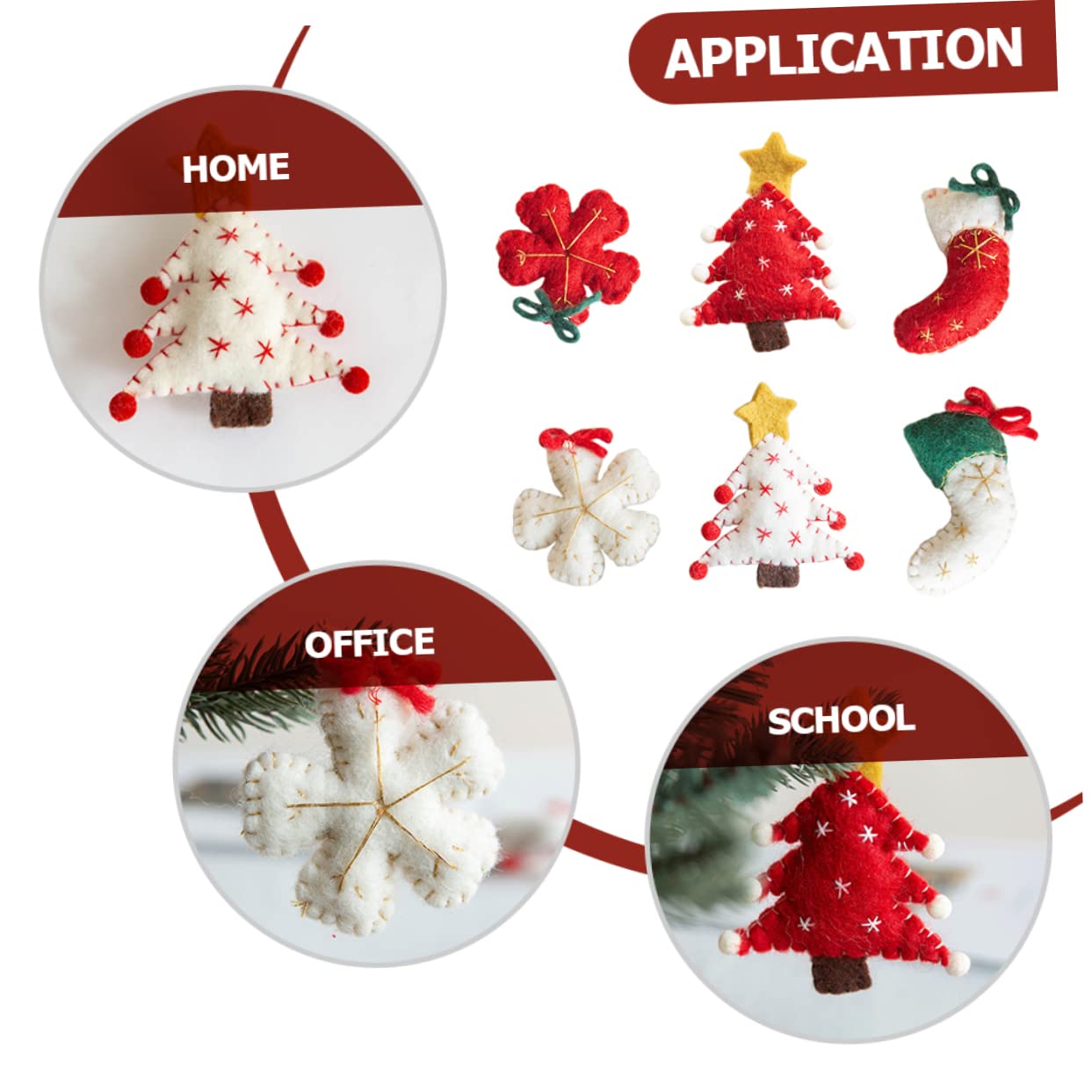 IMIKEYA 12 STK Weihnachtsschmuck Gefälligkeiten für Weihnachtsfeiern Christbaumschmuck Weihnachtsdekorationen Weihnachts anhänger Weihnachtssto hängende Weihnachtsdekoration Partyzubehör