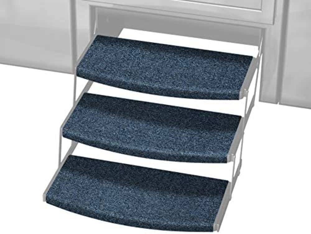 Prest-O-Fit 3-Pack 2-4131 Outrigger Universal RV Step Rug Walnut Brown 22 in. Wide