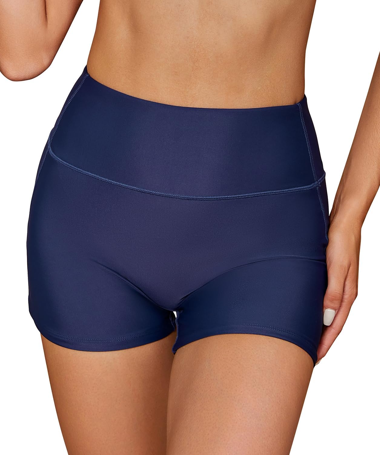 SHEKINI dames zwemkleding badeshorts bikinibroek elastische boxershorts zomer flatterend tankini-shorts badebroek veiligheid sportieve zwemshorts, zwart, XS SHEKINI dames zwemkleding badeshorts bikinibroek elastische boxershorts zomer flatterend tankini-shorts badebroek veiligheid sportieve zwemshorts, zwart, XS