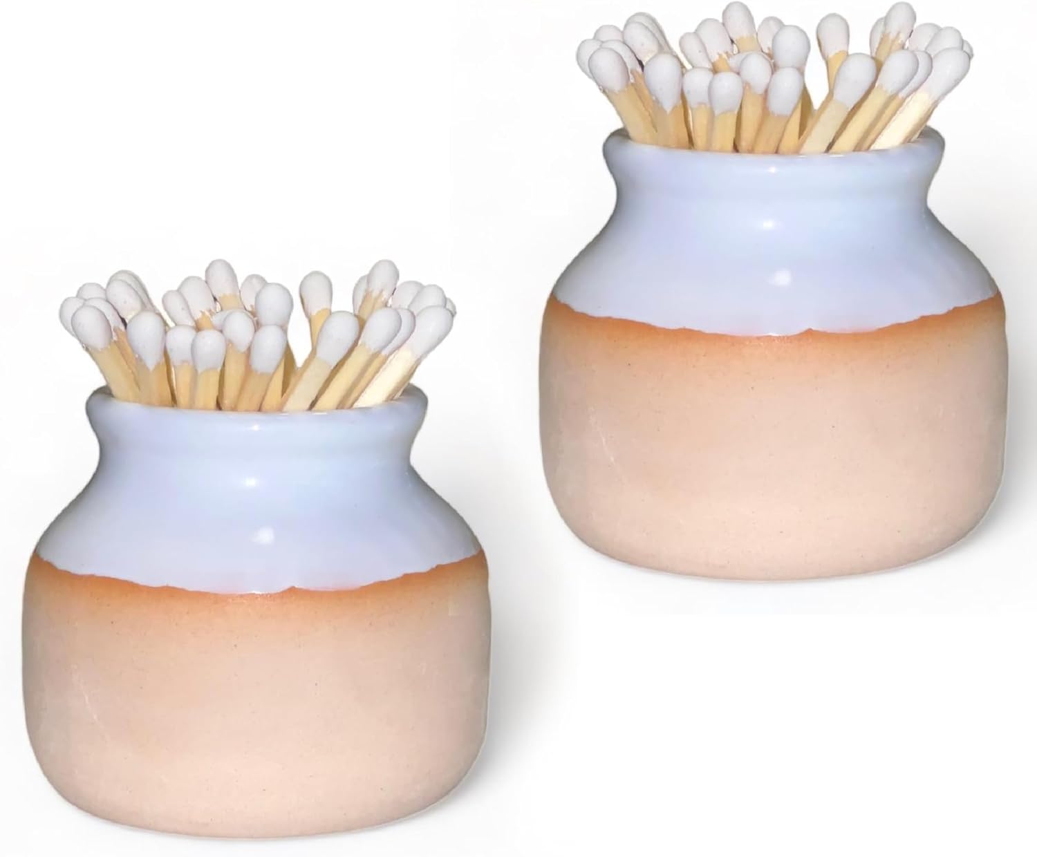 Chic Ceramic Match Holders with Striker Decorative Home