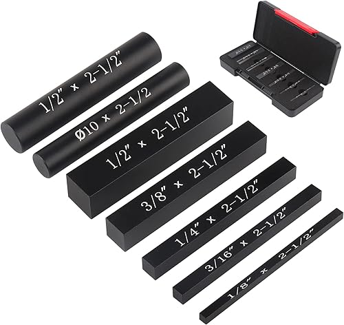 Juego de 7 barras de configuración de aluminio de precisión para enrutador y sierra de mesa, accesorios de carpintería, barras incluyen marcas