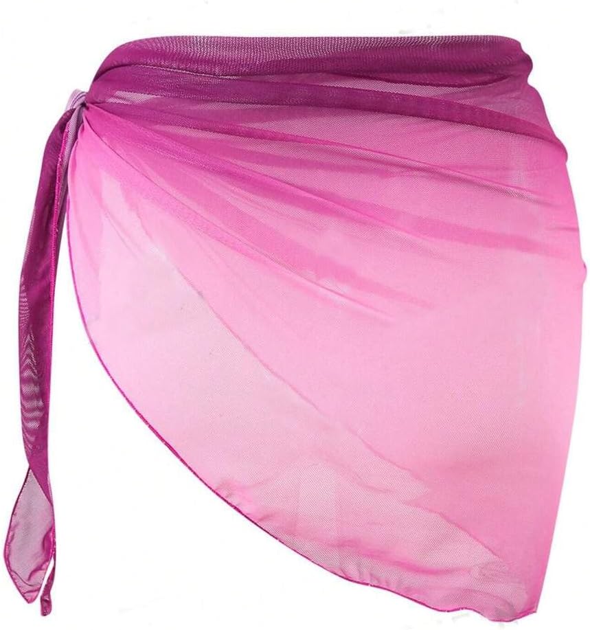 ZAFUL Boho Beach Cover Ups for Women Sarong Coverups Sheer Bikini Chiffon Wraps Skirts for Swimwear - Image 2