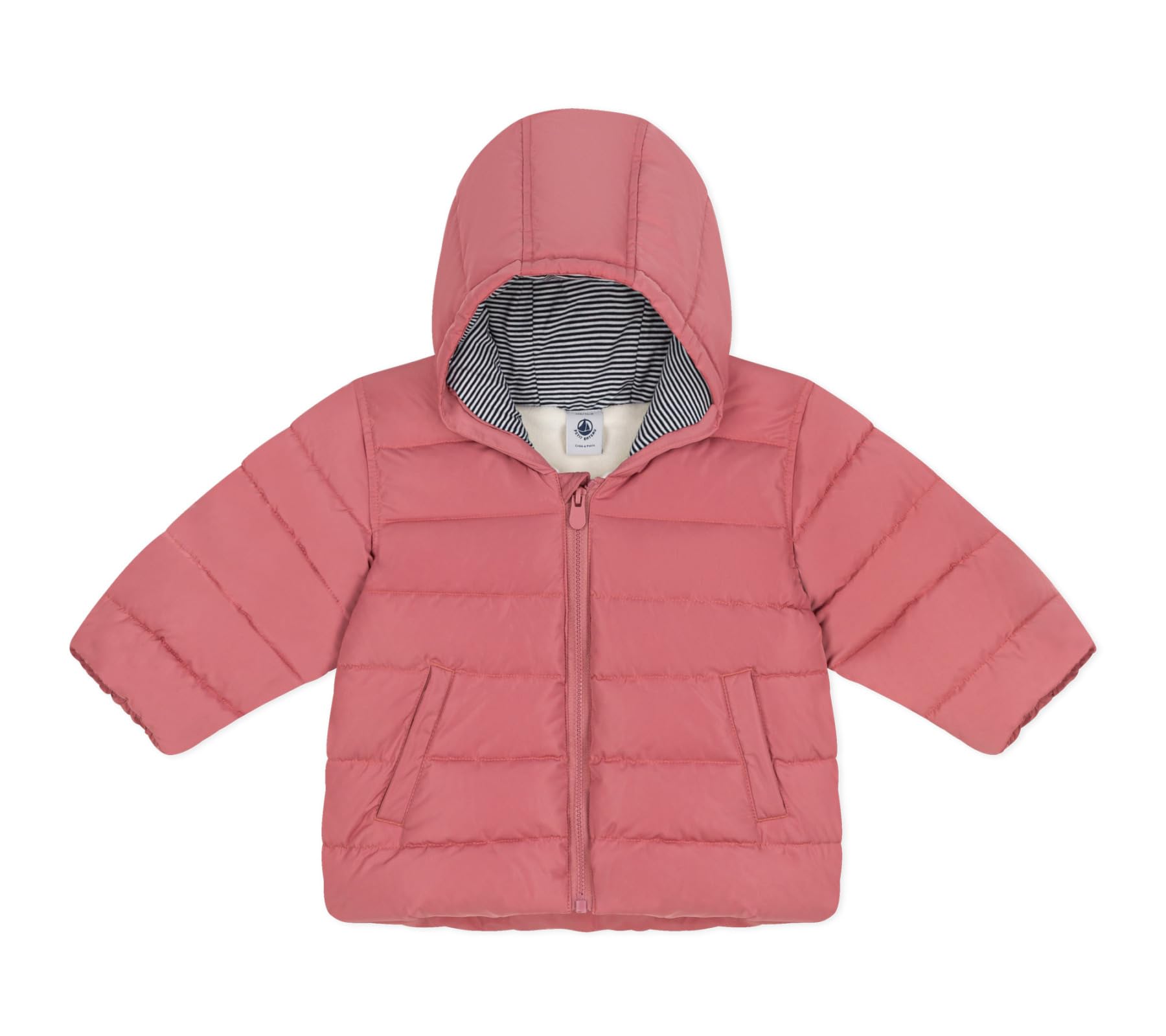 Petit Bateau Baby-Mädchen Langärmlige Daunenjacke