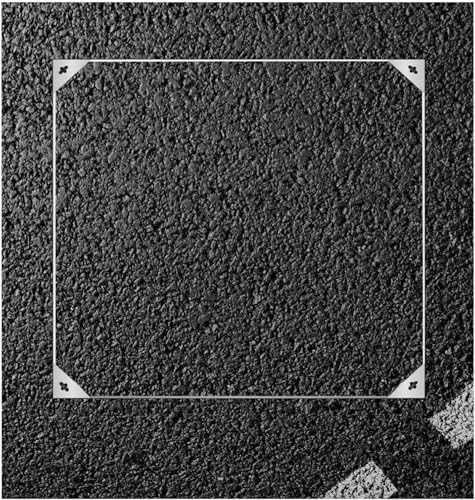 LNNNW tapa de alcantarilla invisible Tapa de registro invisible con marco, acero inoxidable, empotrada en adoquines, resistente a la intemperie(5cm,60 * 60cm/23.6 * 23.6in)