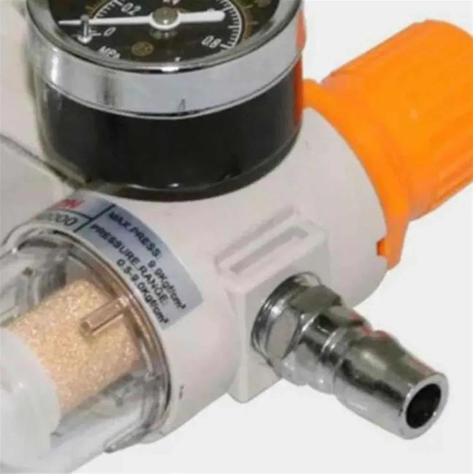 Regulador de filtro de compresor de aire, separador de agua y aceite, válvula Reguladora de filtrado, medidor de presión lubricador de drenaje automático, 1 ud.