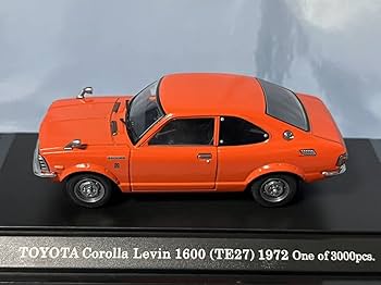 Amazon | エブロ製 ミニカー カローラ レビン 1600 TE27 (1972年