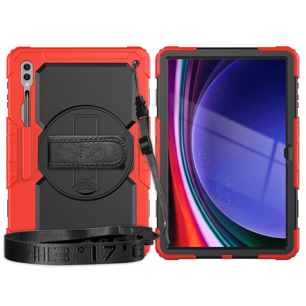 Custodia protettiva per tablet PC compatibile con Samsung Galaxy Tab S9 Ultra 14,6 pollici 2023 (SM-X910/X916B/X918U), custodia protettiva in TPU resistente e antiurto, custodia protettiva W pellicola