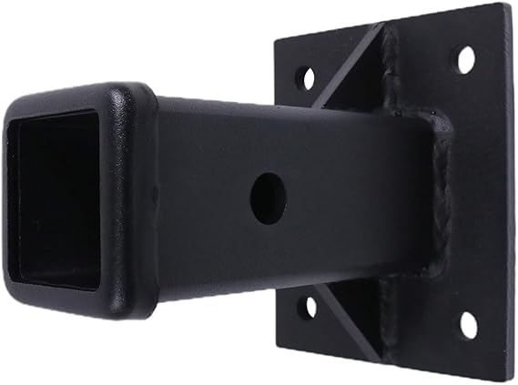 Hipicute Hitch Wall Mount,2" Bolt-On Receiver Opening Hitch Tube,20,000 LBS Bumper Trailer Hitch Compatible For Skid Steer Mount Plate,Heavy Duty Hitch Receiver For Tractor,Lawn Mower,Utility Trailer