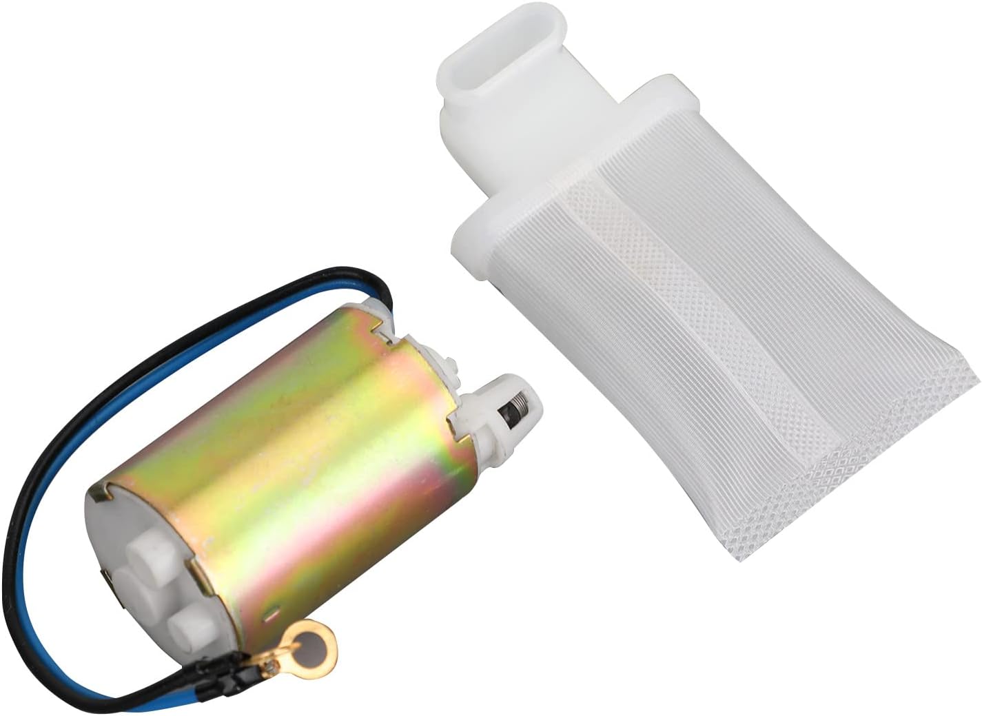 Topteng Fuel Pump with Strainer/Filter, Petrol Fuel Pump
