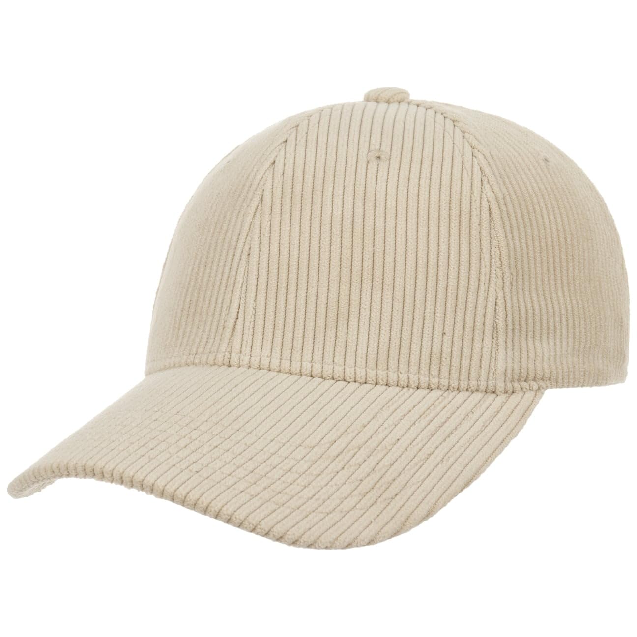 Basic Corduroy Baseball Cap cotton cap cap (One Size - oatmeal)
