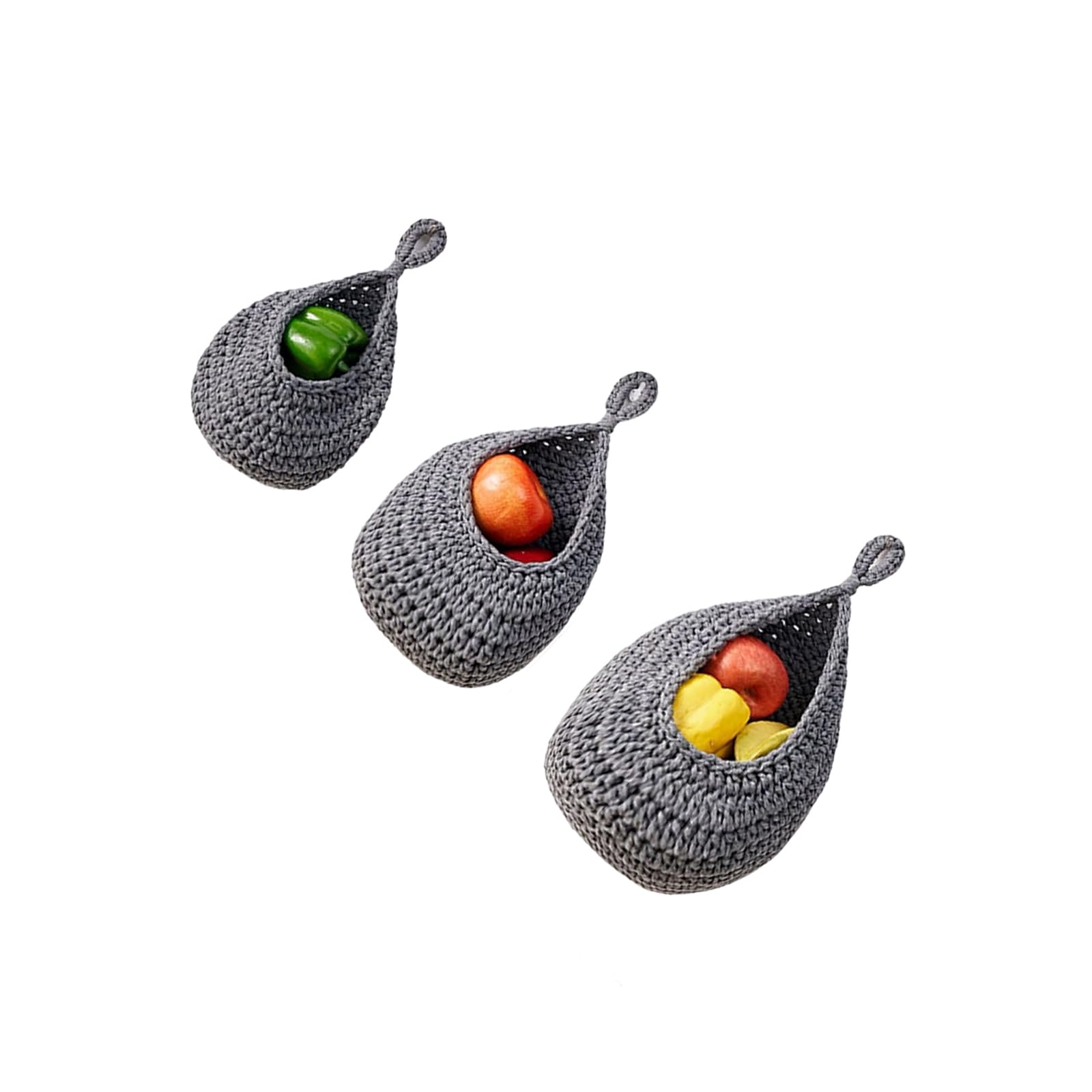 HENYGEN Multipurpose Hanging Basket for Fruits Eggs Items and Flowers Crafted From Sturdy Rope Construction Versatile Nonconformist Home Decor