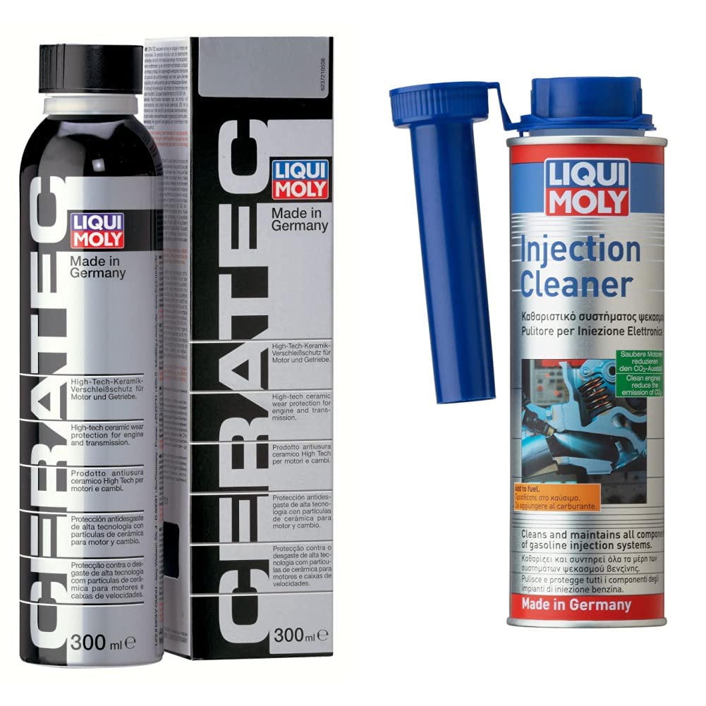 Liqui Moly 3721 Cera Tec, 300 Ml & Detergente per iniezione 1803 300 ml