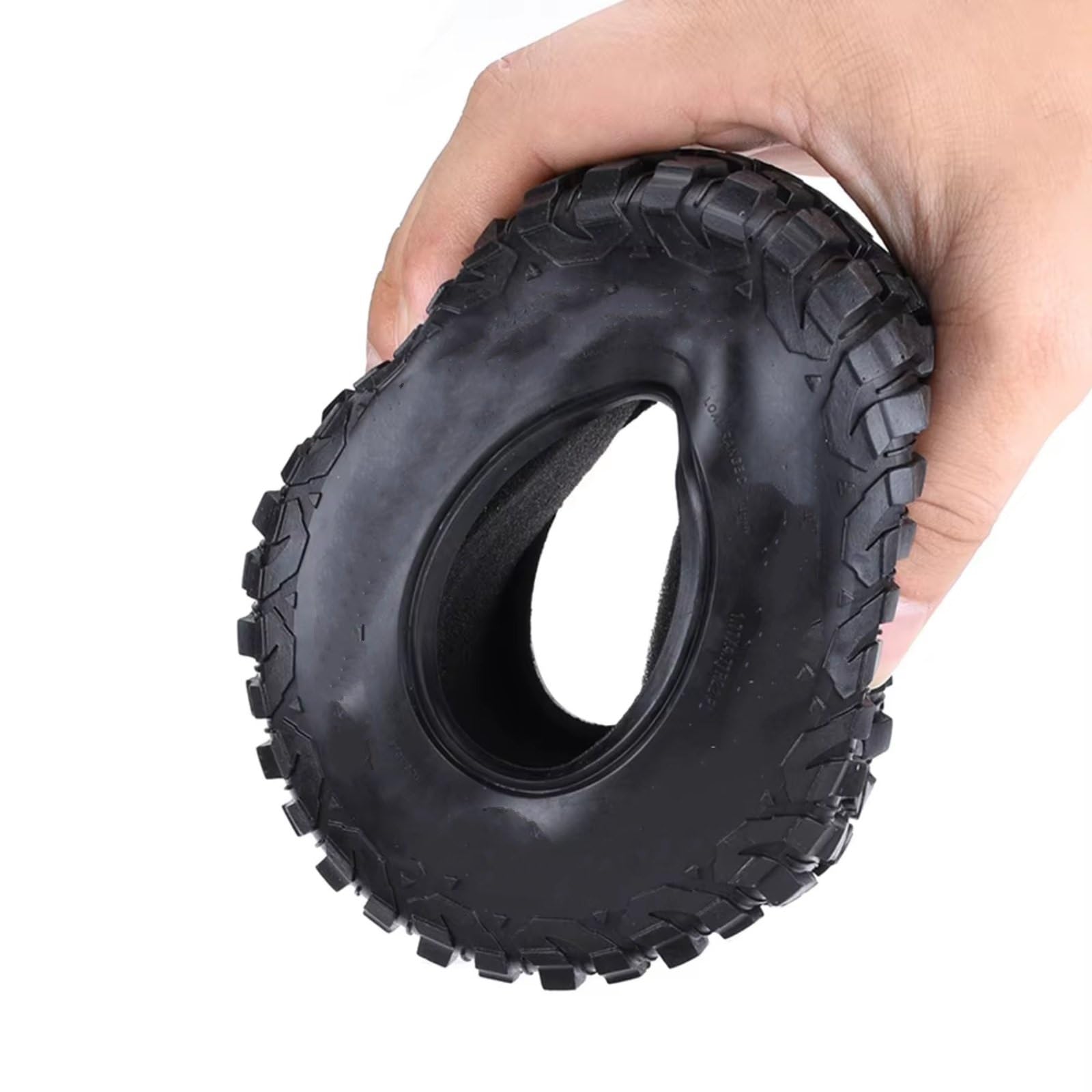 Pezzi Modelli RC Per TRX4 90046 90047 D90 D110 1/10 4 Pezzi 120mm 2.2" Mud Grappler Pneumatico In Gomma Pneumatici Ruote RC Accessori Di Ricambio Per Auto
