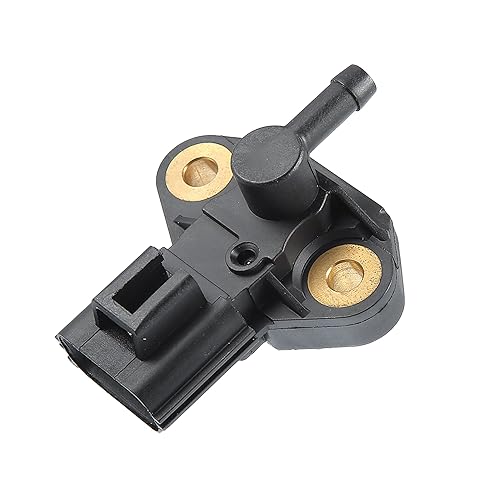 Motoforti Sensor regulador de presión de riel de inyección de combustible, para Ford Escape 2005-2008, ABS, 3F2Z-9G756-AB, negro