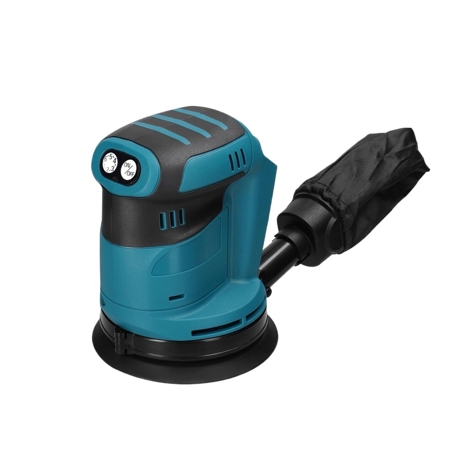 LIJADORA Orbital inalámbrica con Motor de cepillo 125mm, amoladora madera, pulido y encerado Metal for herramienta batería ta 18V