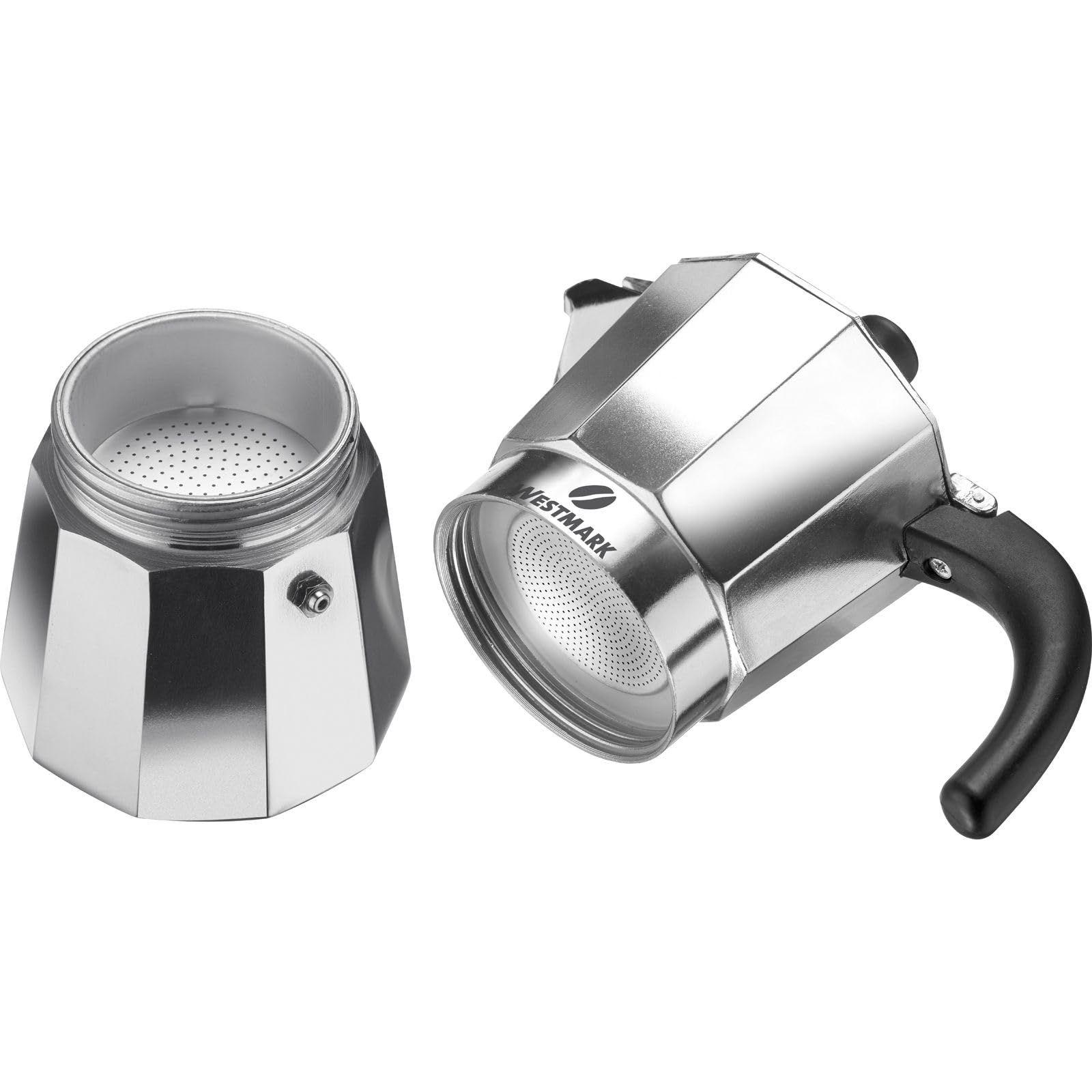 Westmark 24602260 Brasilia - Caffettiera da 3 tazze in alluminio