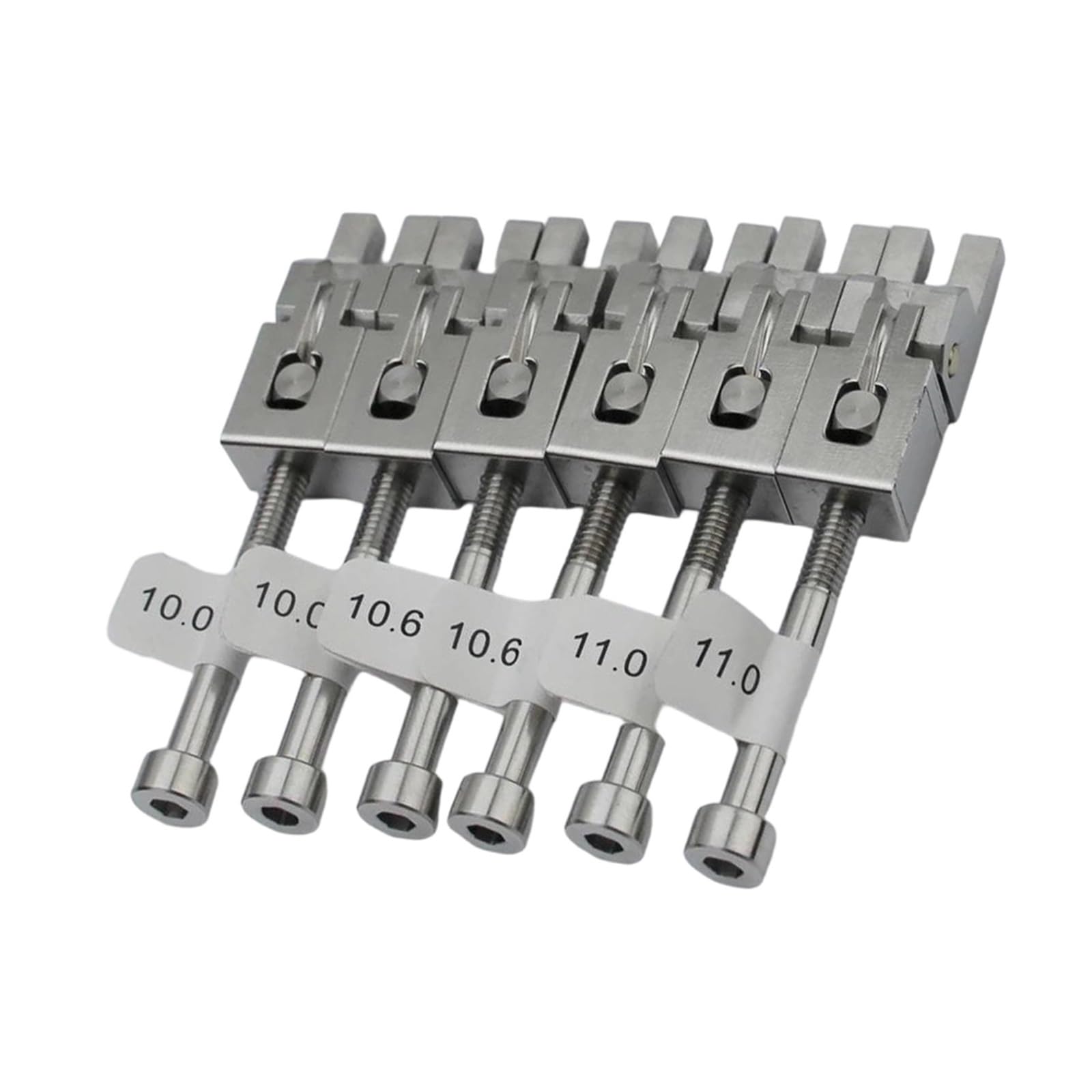 Puente De Guitarra Eléctrica De Acero Inoxidable Y Montura De Trémolo 6 Cuerdas | Puente de guitarra