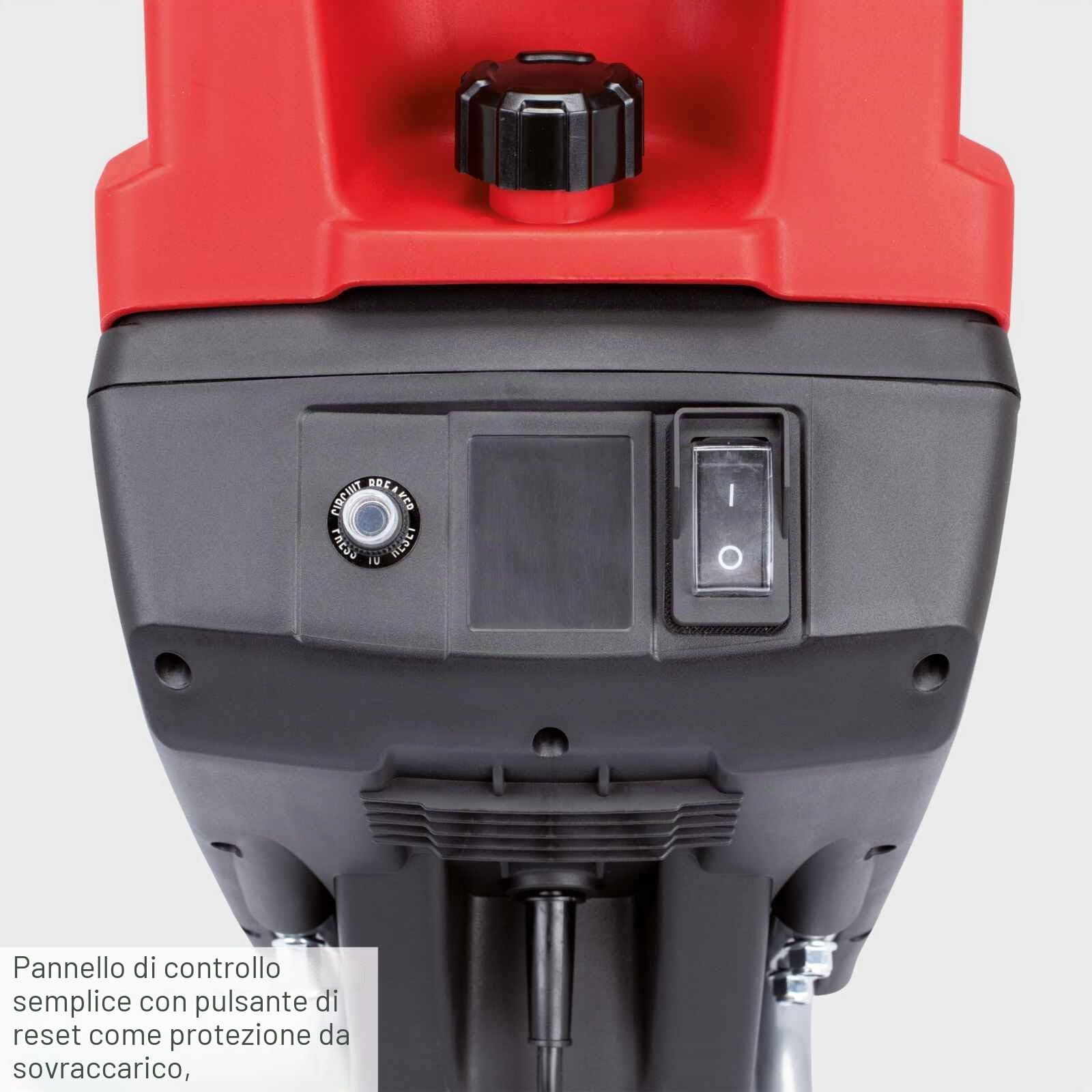 Biotrituratore SCHEPPACH 2400 W - 45L + due sacchi di raccolta GS55
