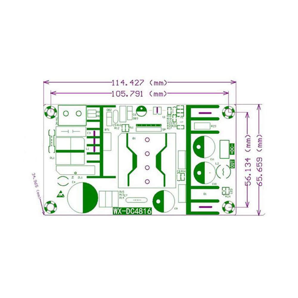 Power Supply 100-240V Alimentatore 24V 6A 150W Industriale - Modulo AC-DC Per Sistemi Di Controllo Alimentatore 24V 150W Industriale AC-DC 100-240V Protezioni - Foto 7