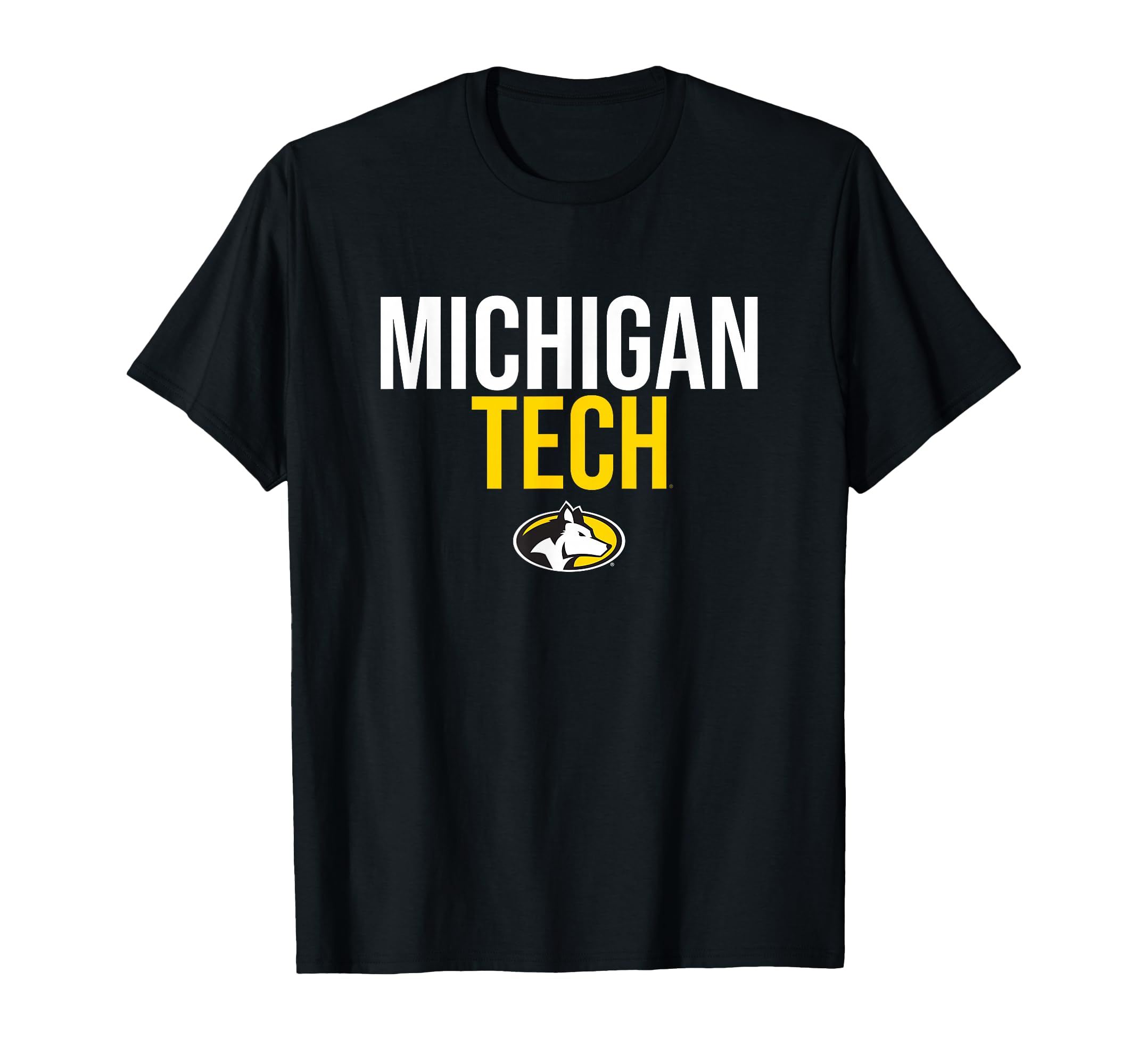 Michigan Tech Huskies Stacked T-Shirt