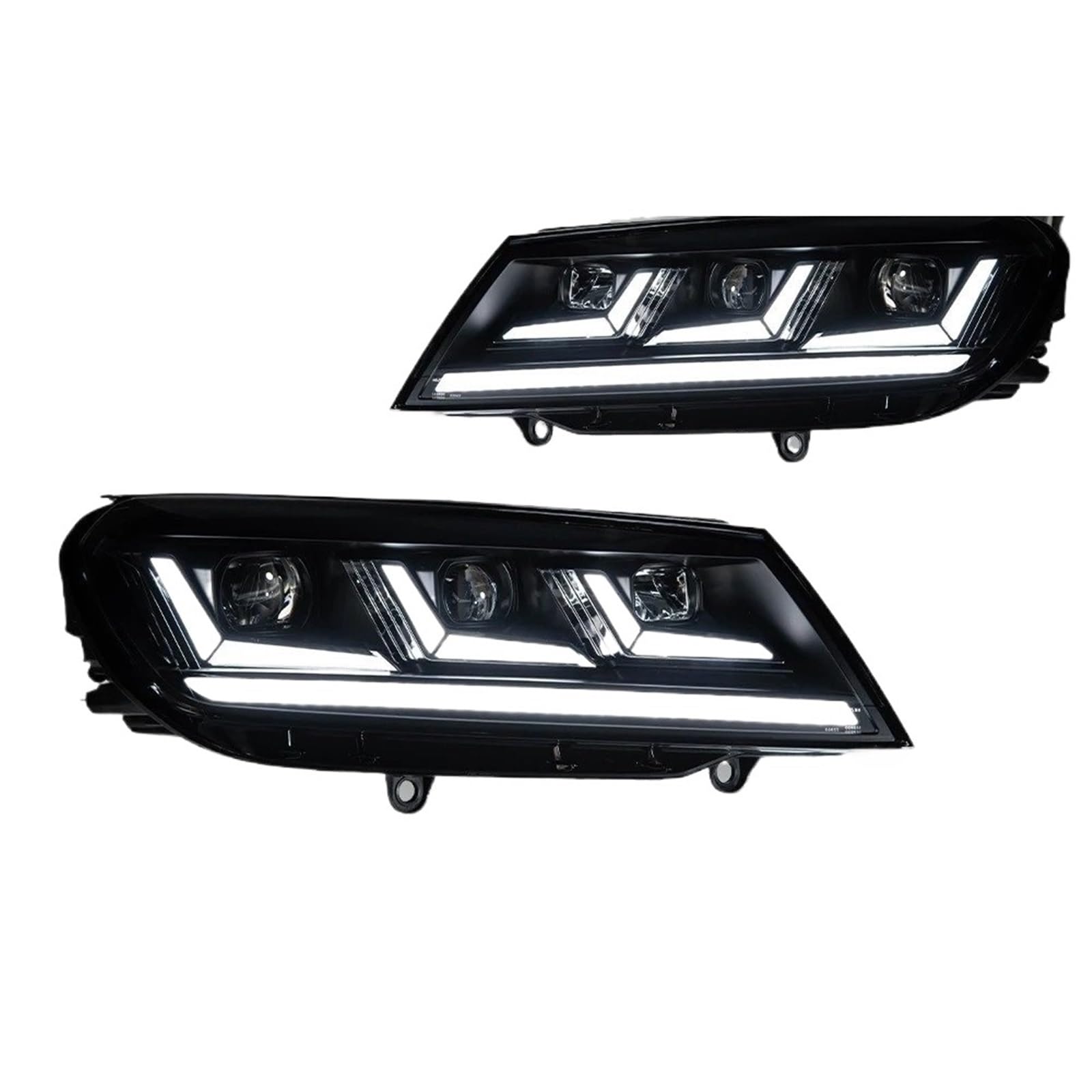 Phares Avant Phares Voiture Pour VW Pour Touareg 2016-2019 LED DRL Hid Option Angel Eye Faisceau Bi-xénon Accessoires