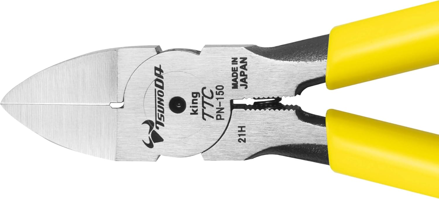 Tsunoda PN-150, Diagonal Cutter for Plastics (6-Inch) Flush Cutter