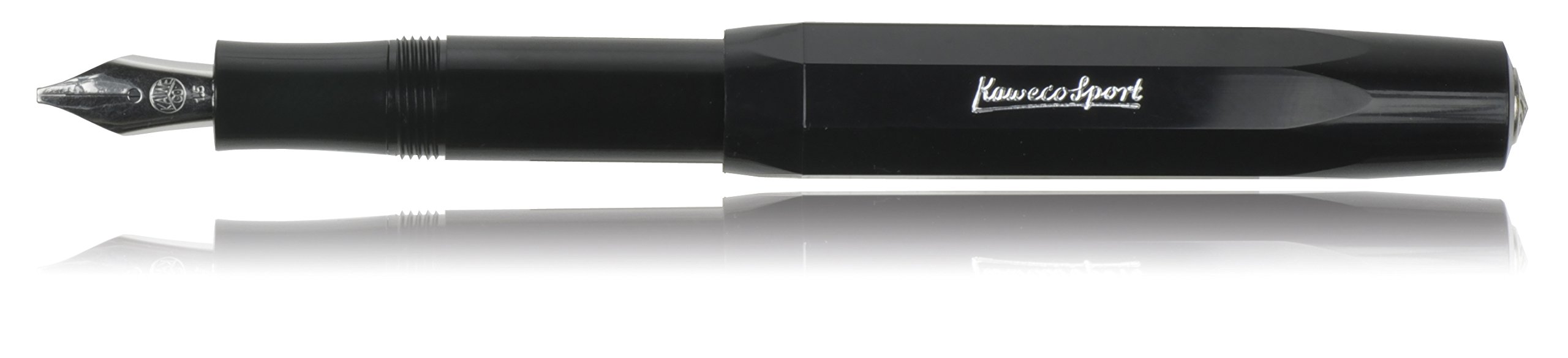 Kaweco 10000650 Klasik Sport Kaligrafi Dolma Kalem, 1.5 Mm Uç Siyah