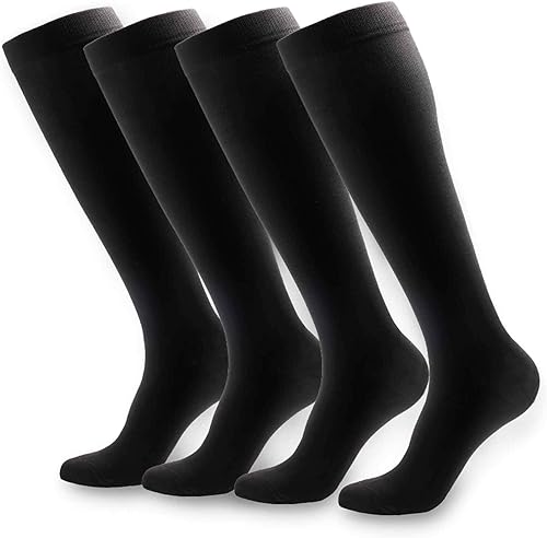 NOVAYARD Calcetines de compresiĂłn para hombres y mujeres graduados 15-20 mmHg 4 pares NOVAYARD Calcetines de compresiĂłn para hombres y mujeres graduados 15-20 mmHg 4 pares