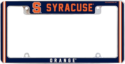 Miniatura 37 de Rico Industries NCAA Classic 12" x 6" Chrome All Over Automotive License Plate Frame for Car/Truck/SUV