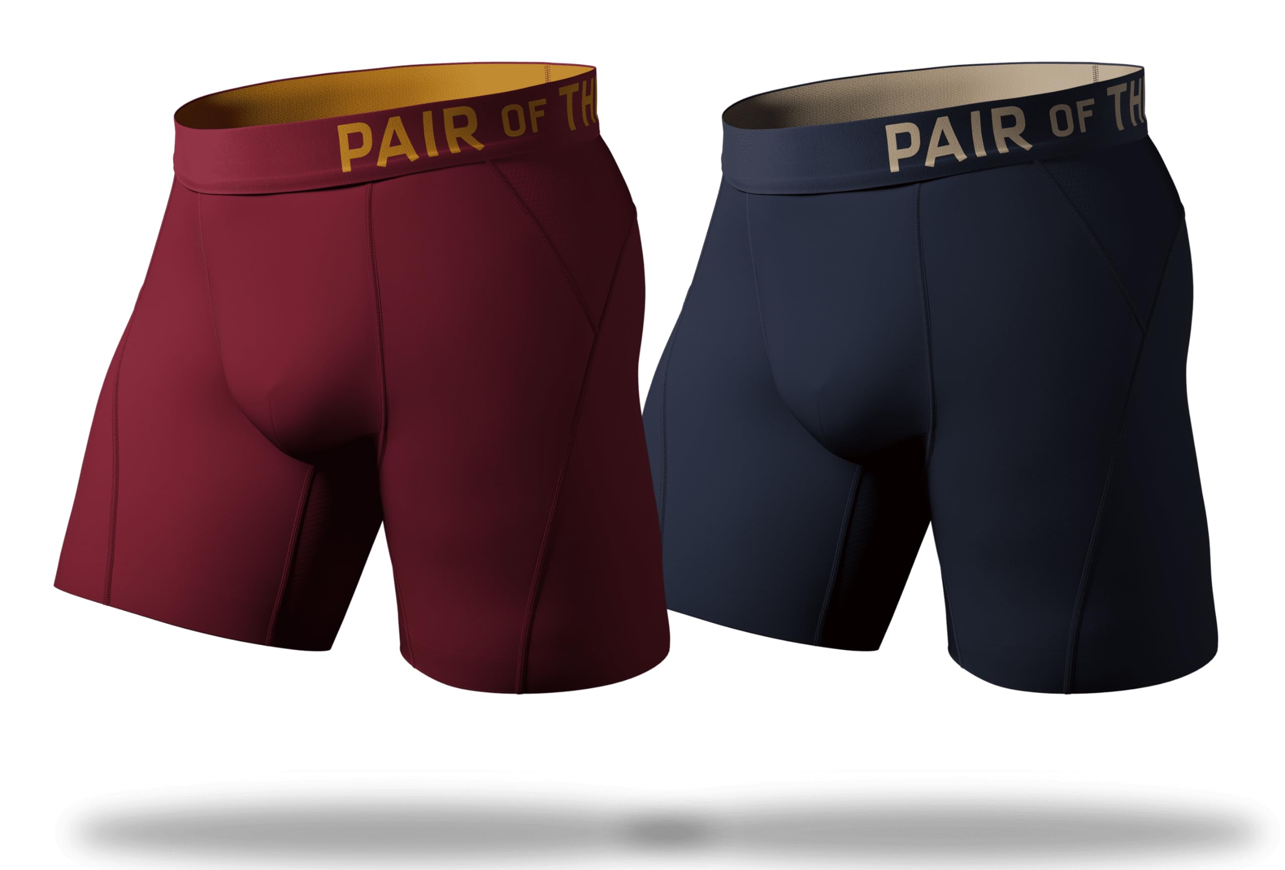 Pair of Thieves Men's SuperCool Long Boxer Brief Underwear with Vents, Supportive Pouch & Moisture-Wicking Anti-Odor Tech