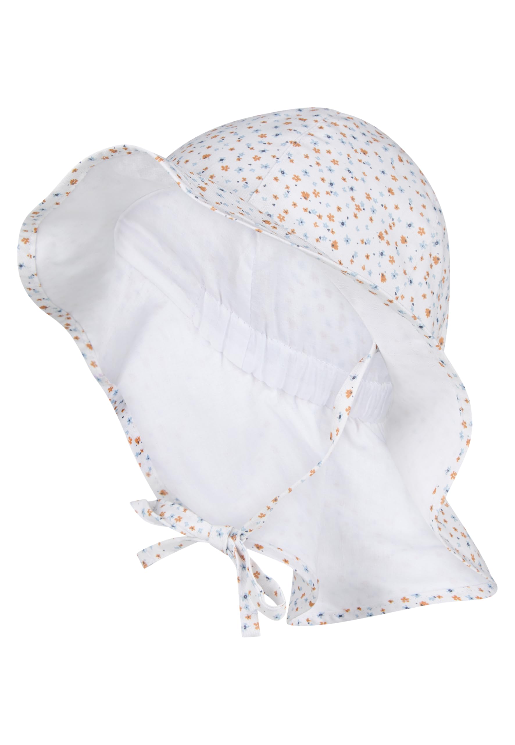 Sterntaler Unisex Baby Sonnenhut Sonnenhut Blümchen