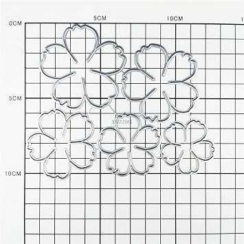 Patchwork Five-Petal Flower Metal Cutting Dies Sets for Card Making