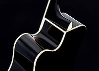 Vista 3 de Oscar Schmidt Guitarra acústica de 6 cuerdas, derecha, Vintage Sunburst (OD45CEVSB-W)