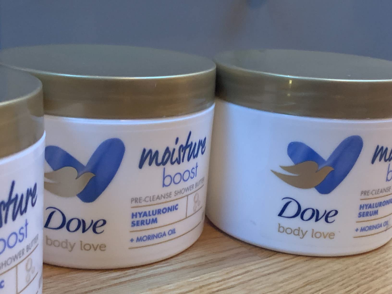 Dove Body Love Moisture Boost with hyaluronic acid serum and moringa