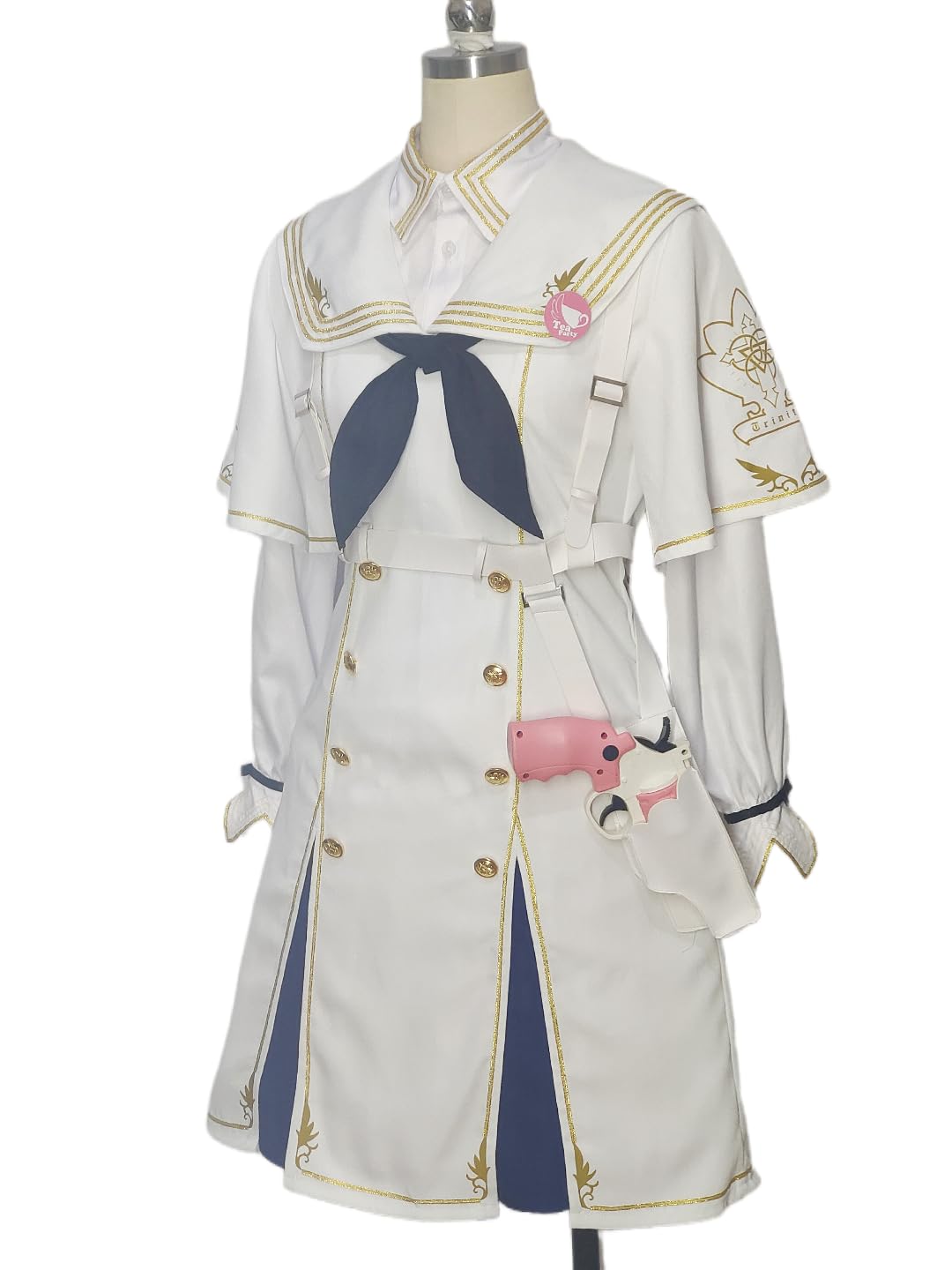 Amazon.co.jp: 【エルフ森林】桐藤ナギサ コスプレ 衣装 ブルー