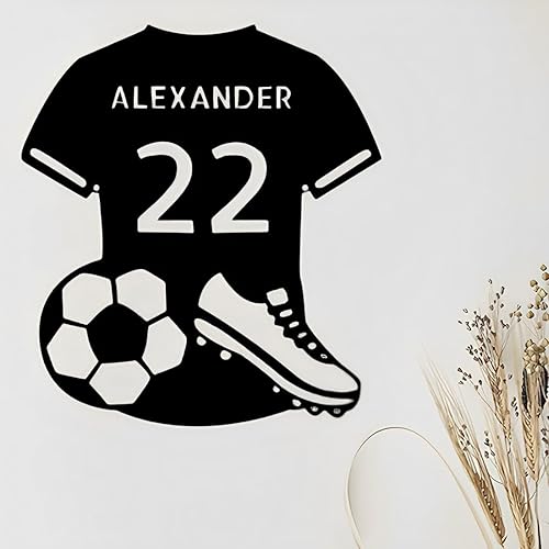 Miniatura 4 de Letrero de neón de camiseta de fútbol personalizado, nombre de fútbol personalizado, letrero de nombre de jugadores de fútbol con control remoto,