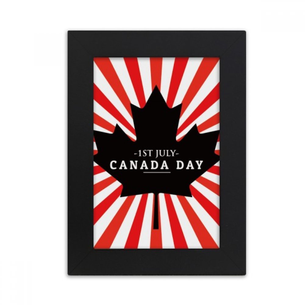 Cadre photo Canada protection 10x15 cm cadre noir de bureau rigide