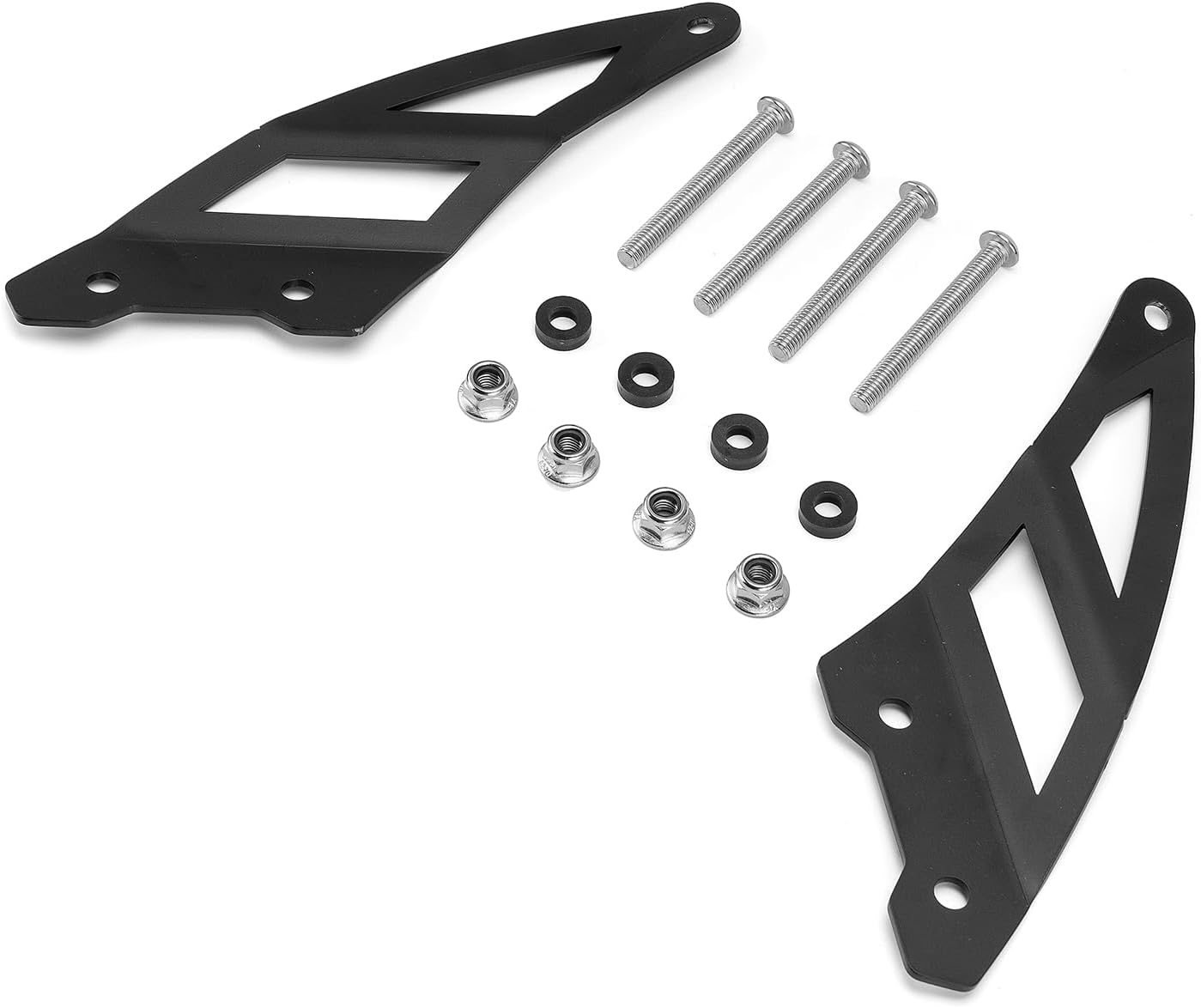 Wsays Upper Roof Windshield LED Light Bar Mounting Bracket Compatible with Can Am Maverick R Max 2024-2026