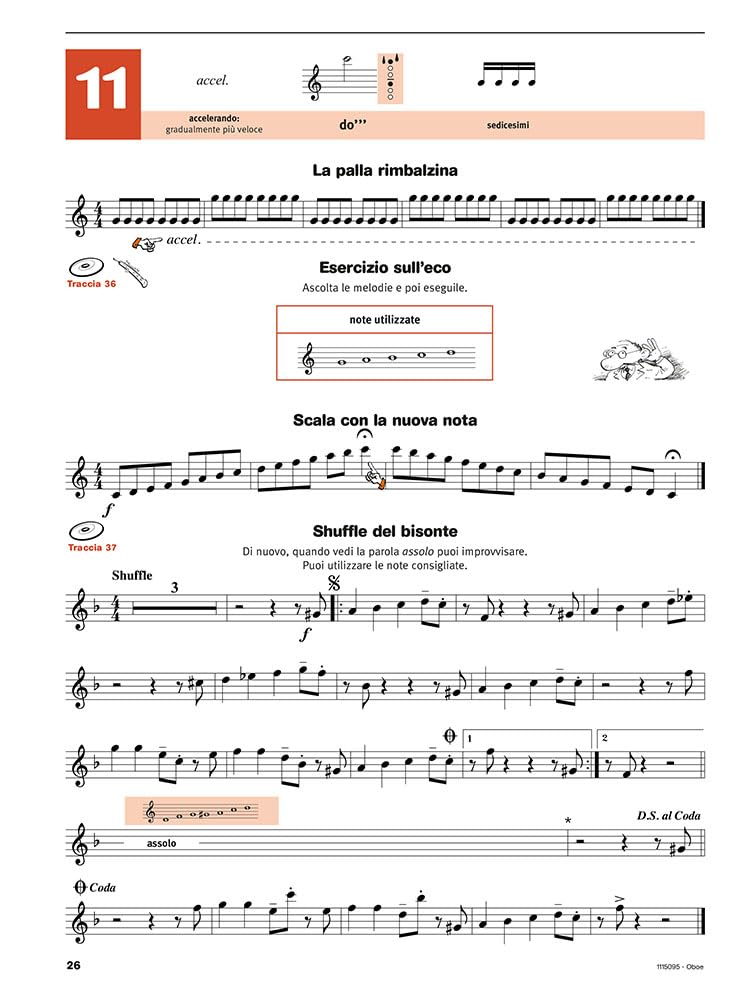 Ascolta, Leggi & Suona 2 oboe + CD
