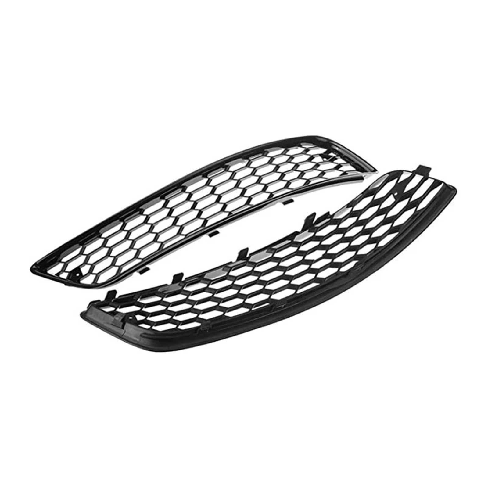 Rejilla De Parachoques Inferior Y Cubiertas De Antiniebla Para Audi A3 8P S-Line (2009-2012) – Negro Brillante, Juego De 2