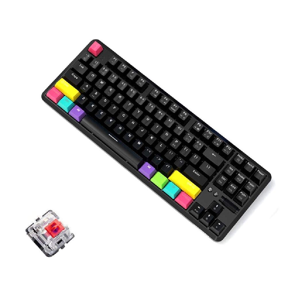 87 Keys Bluetooth Wired/Wireless Mechanical Keyboard for Ajazz K870T with RGB Computer Keyboards Wir