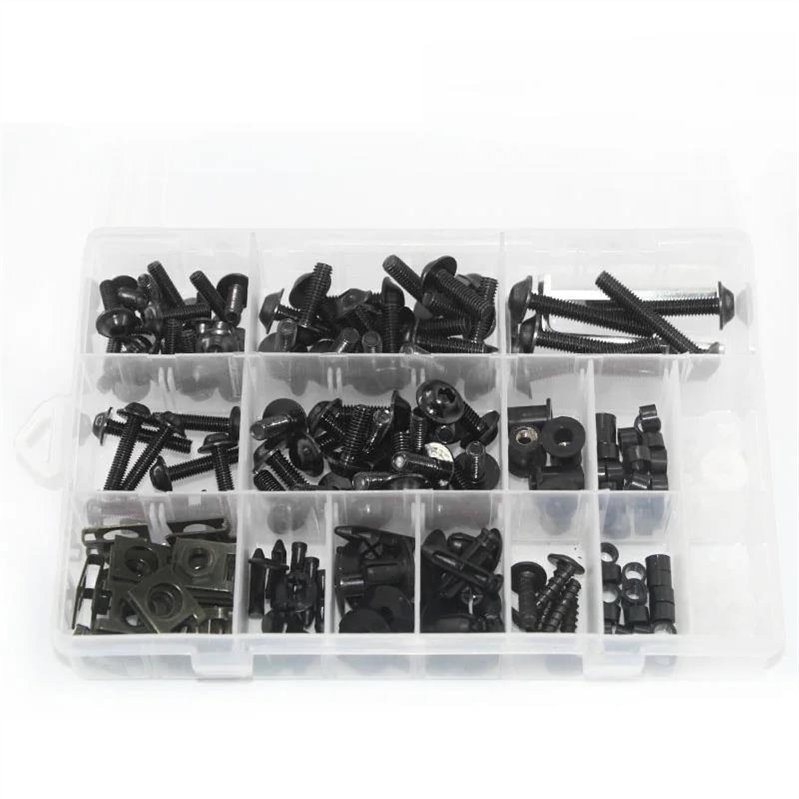 Motorcycles Bolt Clip Nut Accessories For SUZUKI GSR400 GSR600 GSR750 GSX-R600 GSX-R750 GSX-R1000 GSR GSXR 600 CNC Alloy(Black)