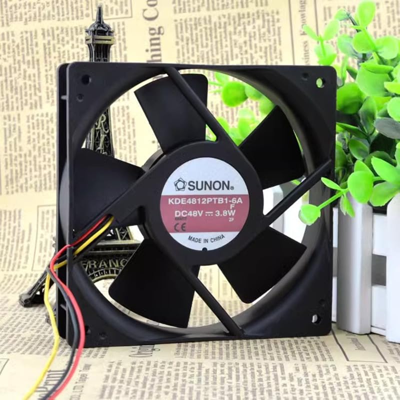 KDE4812PTB1-6A 48V 3.8W 120MM 12025 Inverter Fan 120 * 120 * 25MM