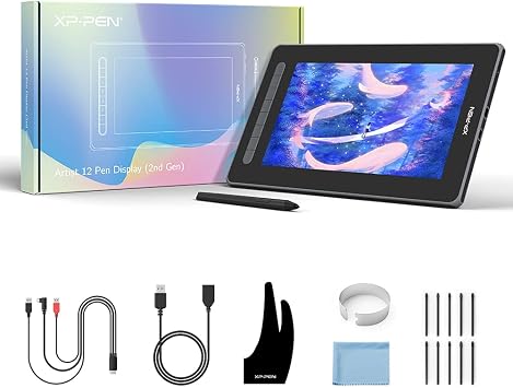 XP-PEN Artist 12 2nd Generation Grafik Ekran Tablet Siyah