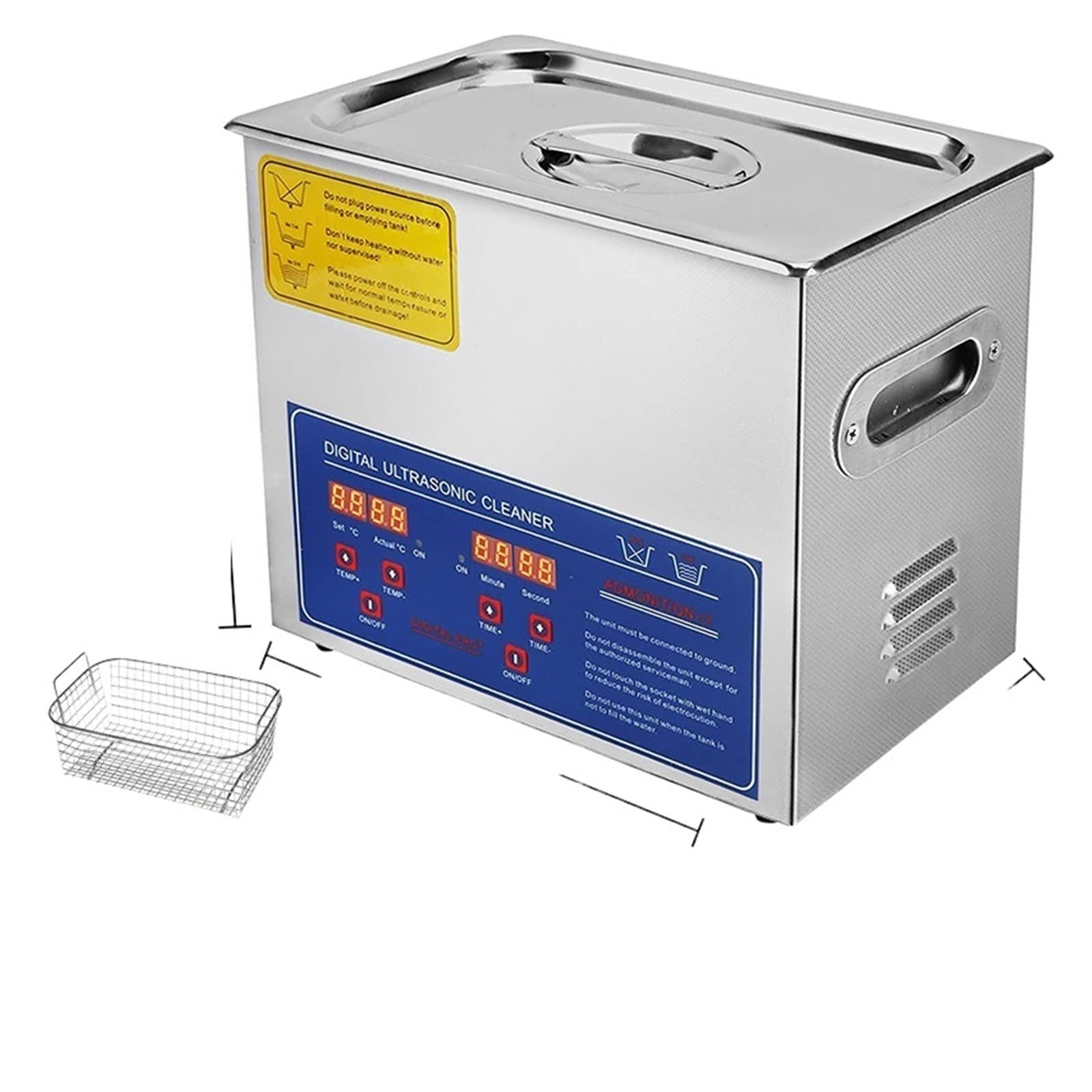 1.3L 2L 3L 6L 10L 15L 22L 30L Ultrasonic Cleaner Lave-Dishes Portable Washing Machine Dishwasher Ultrasonic Home Appliances(3L)