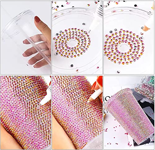50000Pcs Rhinestones For Crafts, Nail Gems Rhinestones Flatback Round Ab Crystal Glass Diamond Fluorescent Rhinestone, Charms Stones Jelly Rhinestones For Nail Art Makeup Clothes Shoes Cup Diy Crafts #TOP5