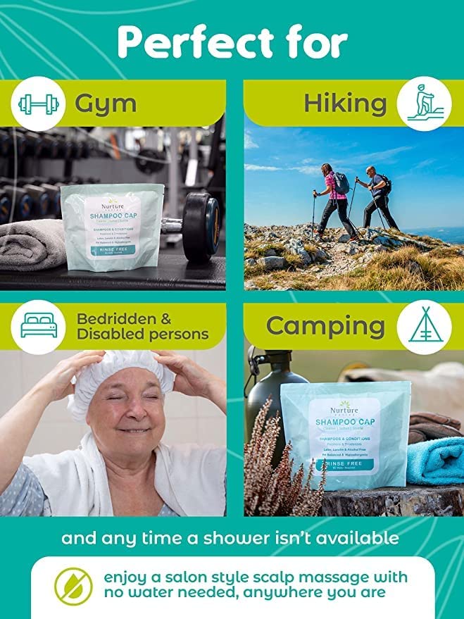 Shampoo Caps Hospital Shower