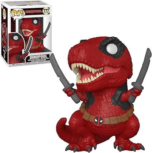Miniatura 2 de Funko Deadpool 30th Anniversary POP! Dinopool #777 Figura de vinilo (paquete con funda protectora de caja compatible), multicolor, 3.75 pulgadas