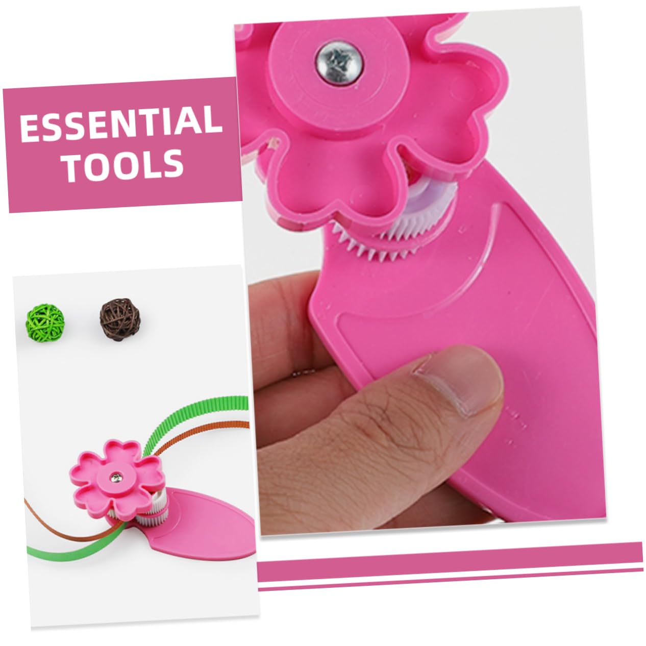 SHINEOFI 5 Sätze Papierformer Quilling Werkzeuge Crimpstreifen Herstellung Von Quillern Gitterwerkzeug Papier Curling Gerät Bastel Quilling DIY Werkzeug DIY Papier Curling 2 Stücke * 5